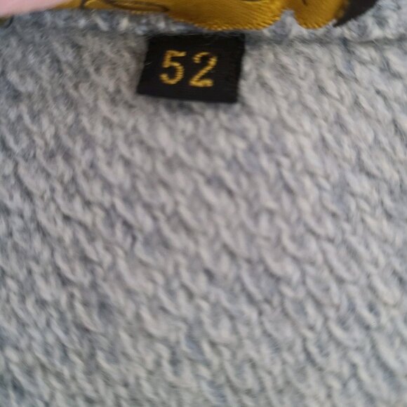 Loro Piana Men's 1/4 Quarter Zip Sweater Blue 100% Cashmere Size 52 - Picture 9 of 11